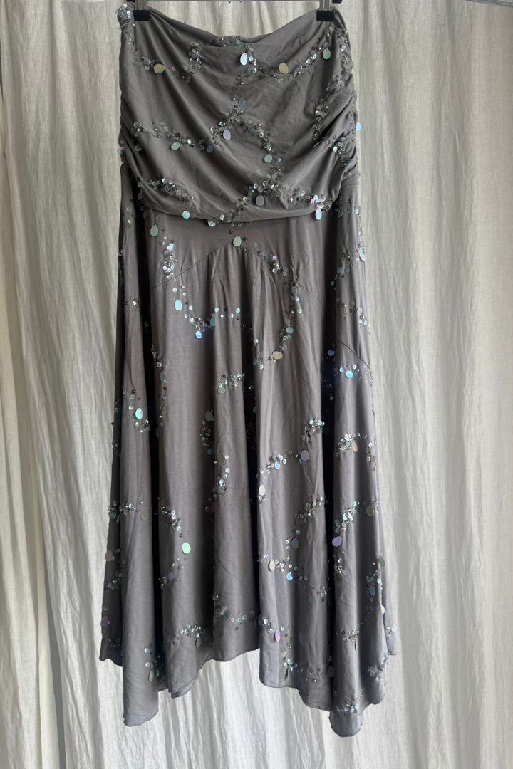 SAMPLE - LONG BEADED SKIRT - L/XL