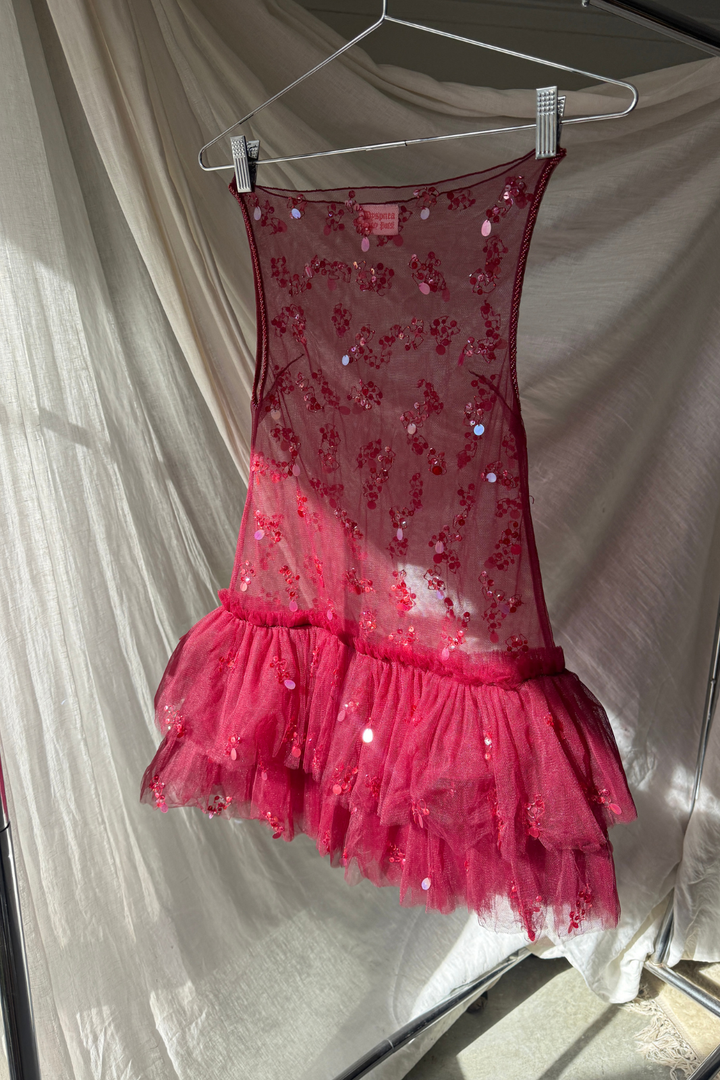 Trophy Tulle Mini Dress