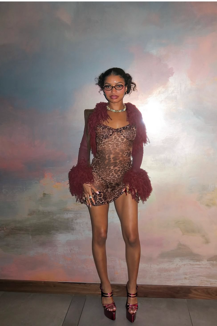 SAMPLE - SHAG SHRUG - Size XL