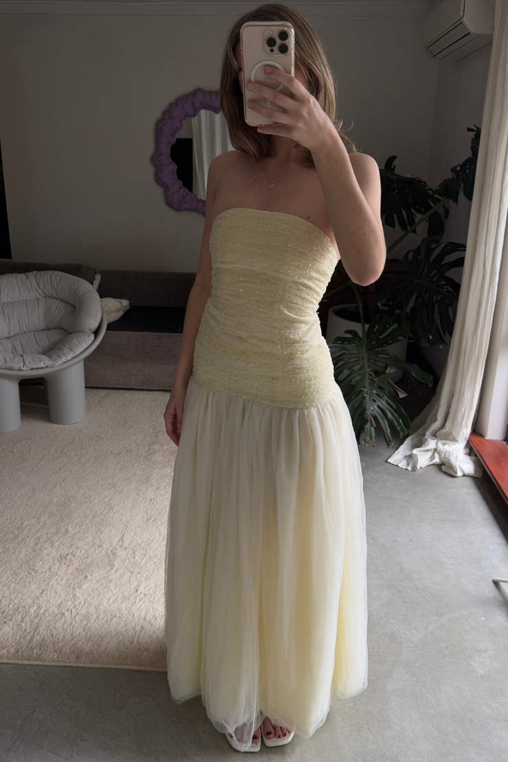 SAMPLE - DROP WAIST GOWN- SIZE XS