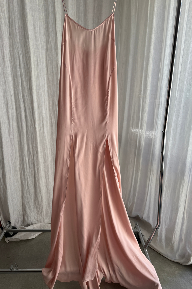 SAMPLE - PEACH GOWN- SIZE XS/S
