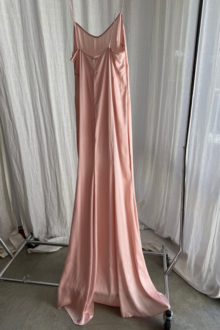 SAMPLE - PEACH GOWN- SIZE XS/S