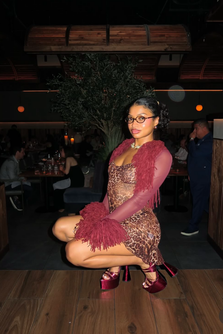 SAMPLE - SHAG SHRUG - Size XL