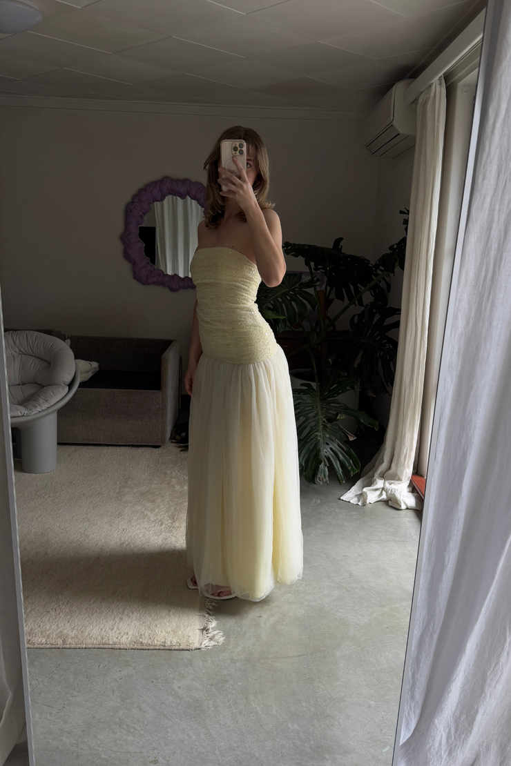 SAMPLE - DROP WAIST GOWN- SIZE XS