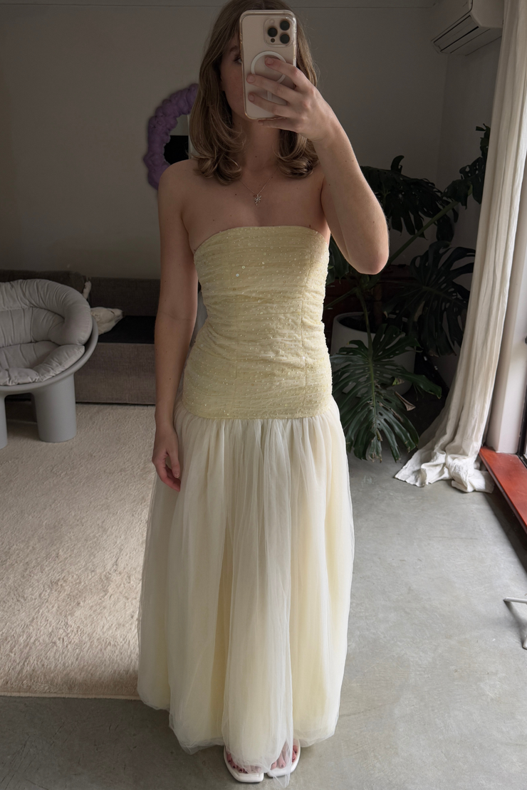 SAMPLE - DROP WAIST GOWN- SIZE XS