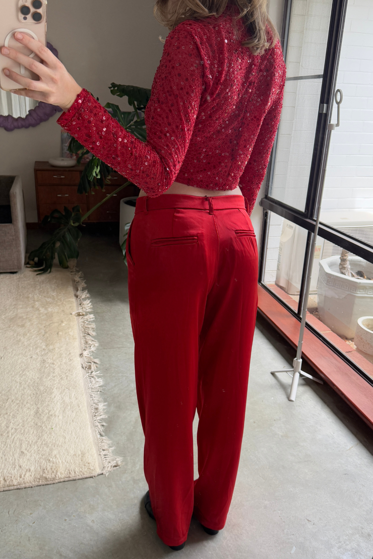 SAMPLE - SILK TROUSERS - SIZE XS