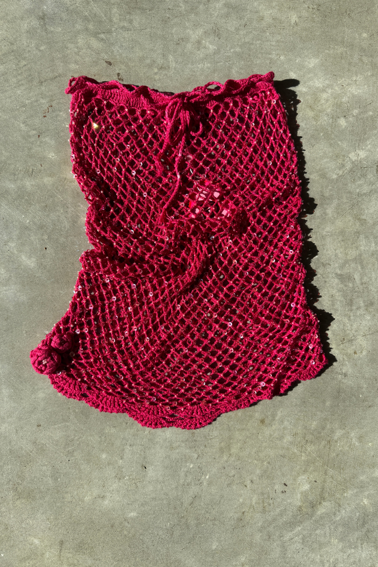 SAMPLE - CROTCHET MINI SKIRT - SIZE S/M