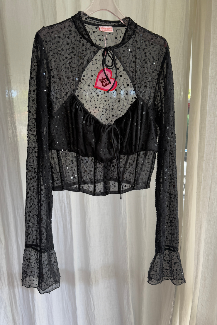 SAMPLE - VAMPRESS LONG SLEEVE TOP- SIZE 3XL