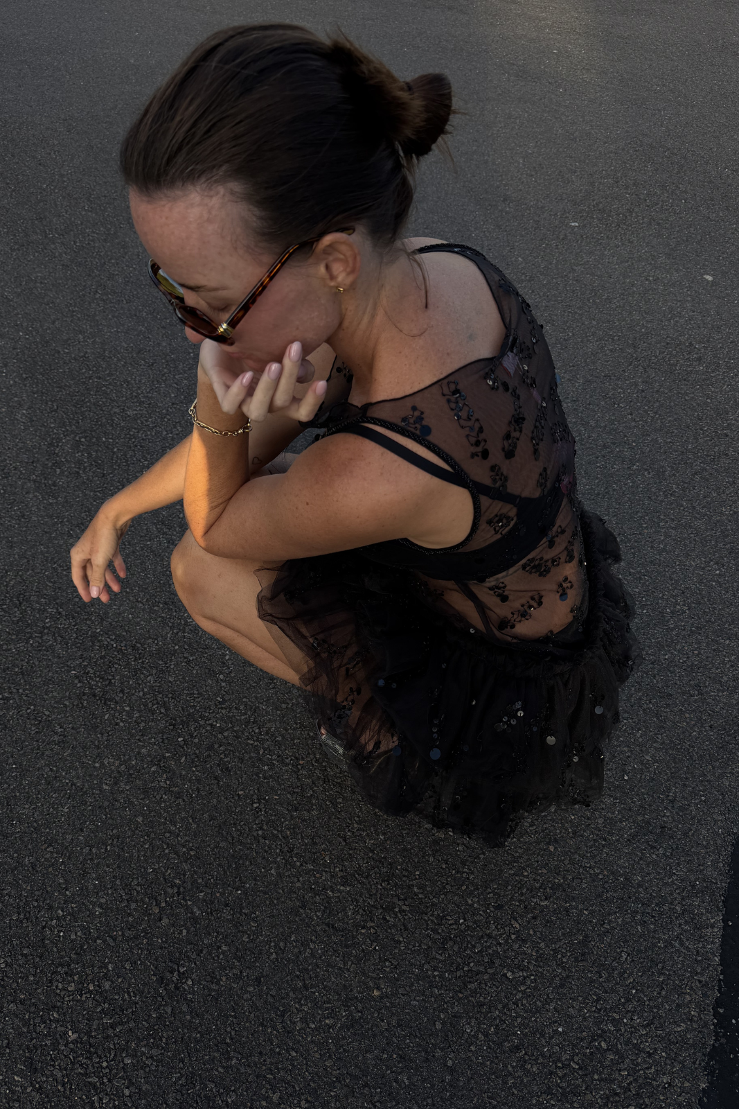 Trophy Tulle Mini Dress