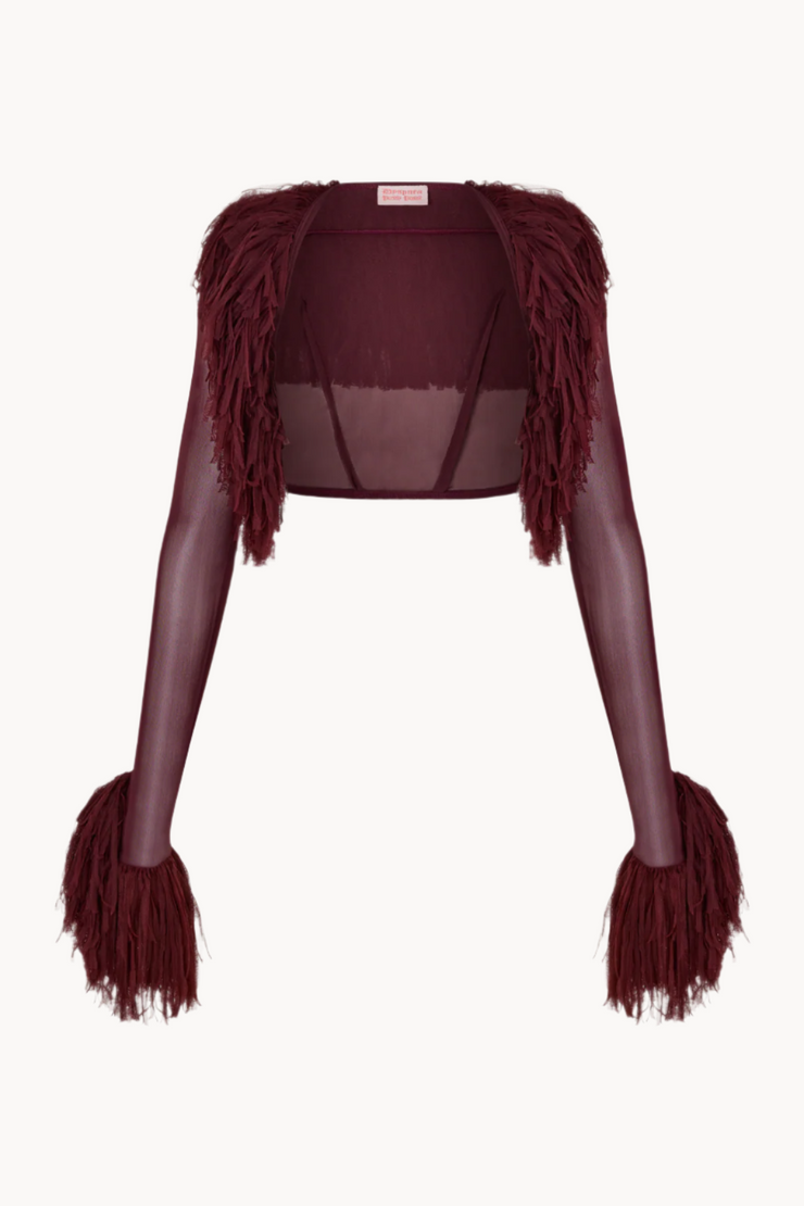 SAMPLE - SHAG SHRUG - Size XL