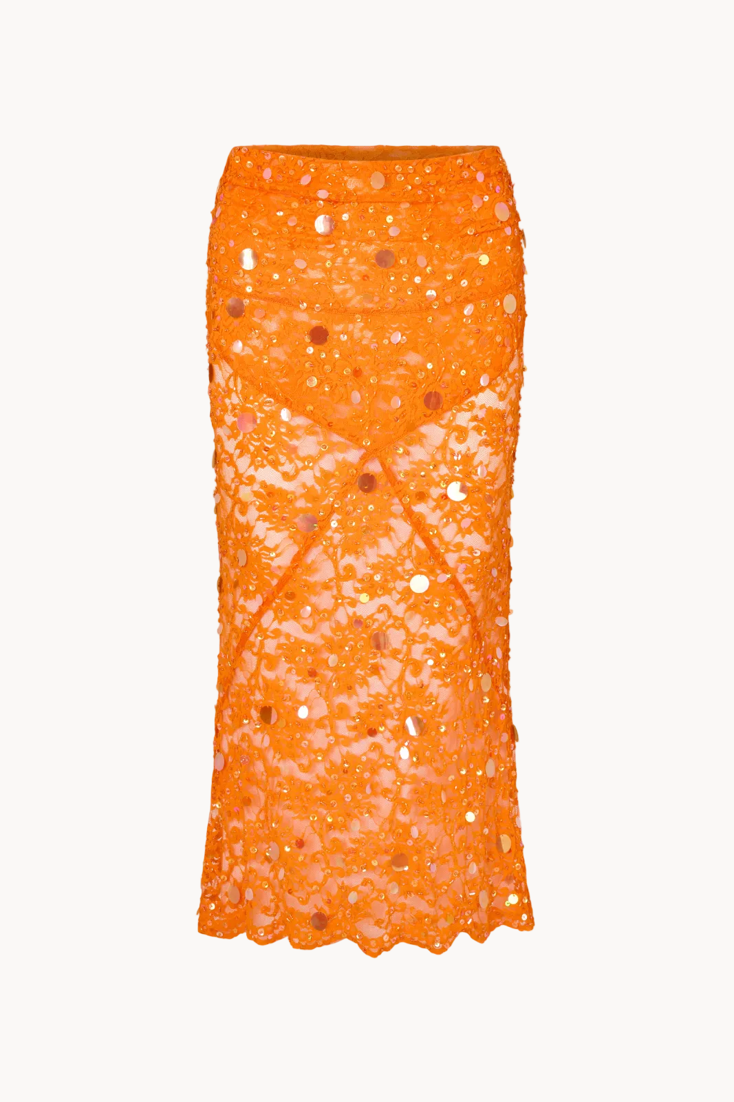 Flame Midi Skirt - Made to order