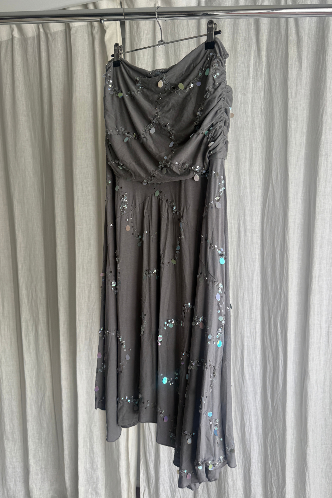 SAMPLE - LONG BEADED SKIRT - L/XL