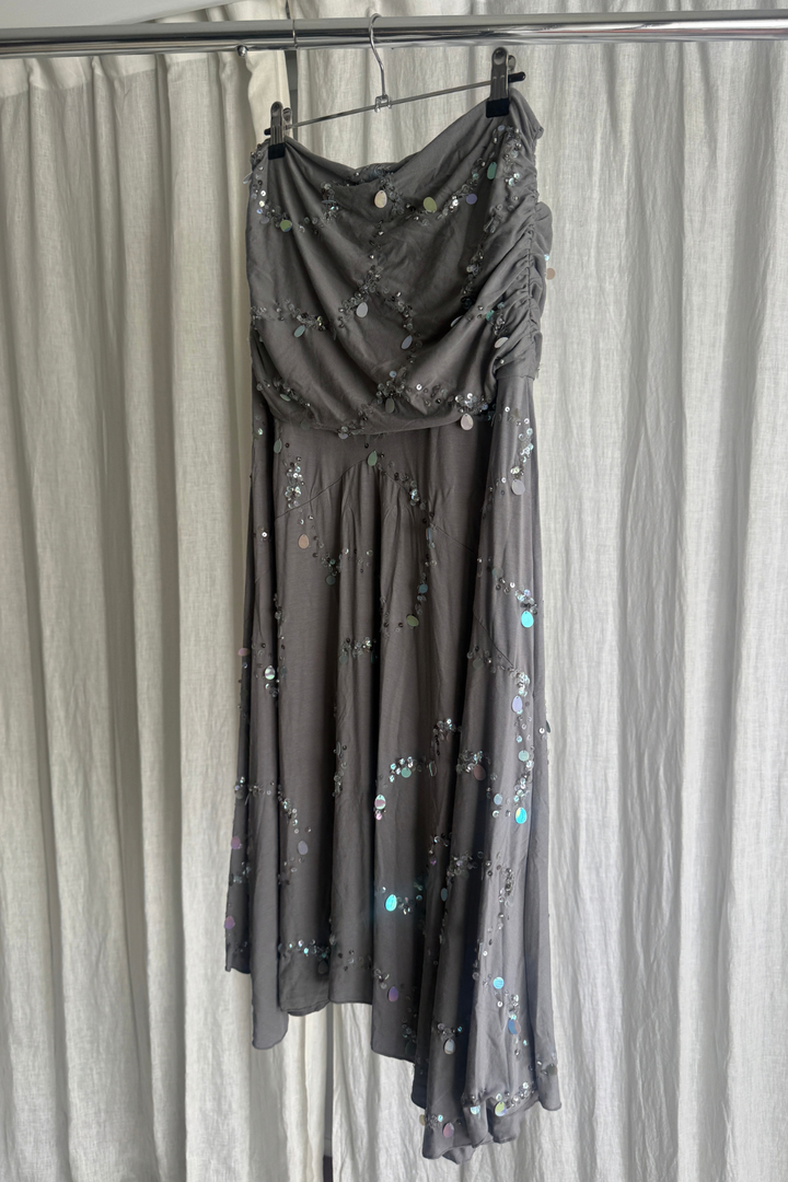 SAMPLE - LONG BEADED SKIRT - L/XL