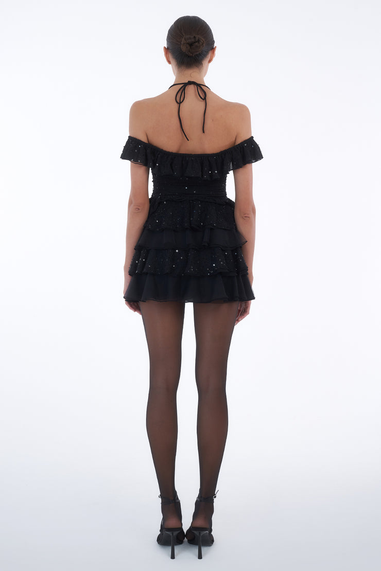 Pètale Ruffle Mini Skirt - Made to Order