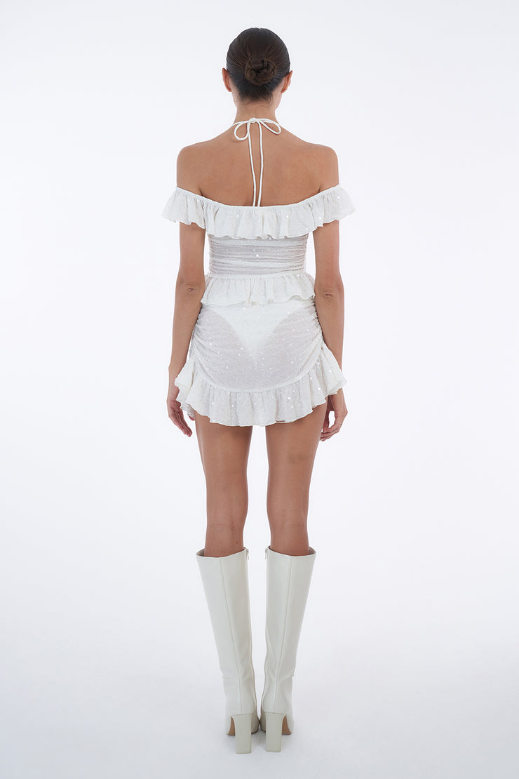 Fleurie Frill Mini Skirt - Made to Order
