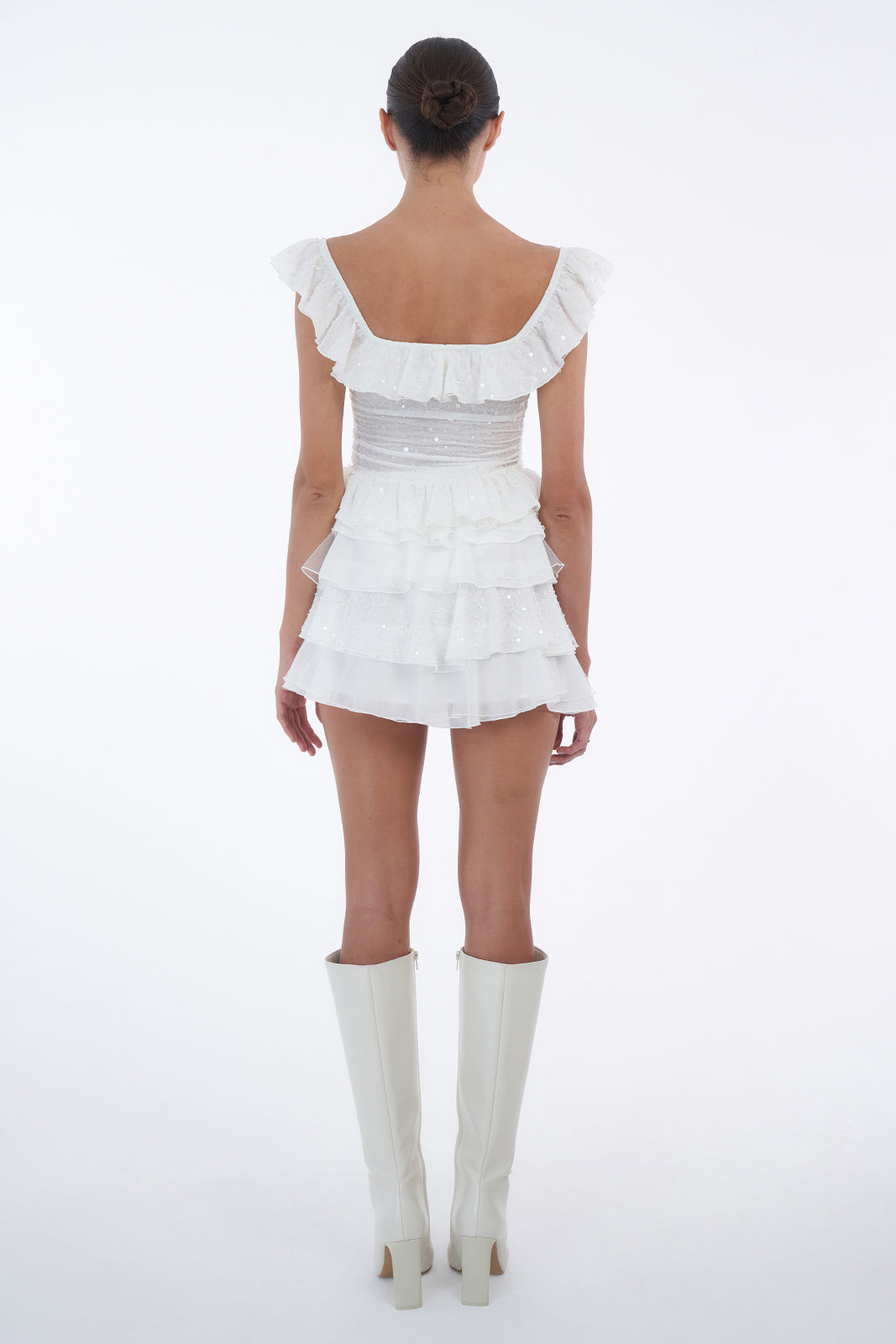 Pètale Ruffle Mini Skirt - Made to Order