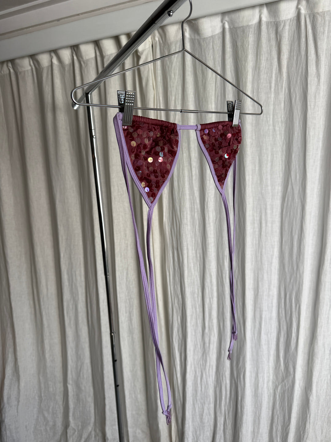 SAMPLE - Kosmo Bikini Top - Size S - Apple and Grape