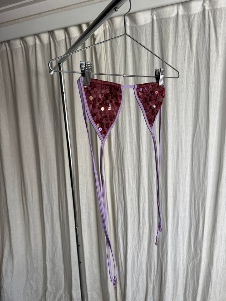 SAMPLE - Kosmo Bikini Top - Size S - Apple and Grape