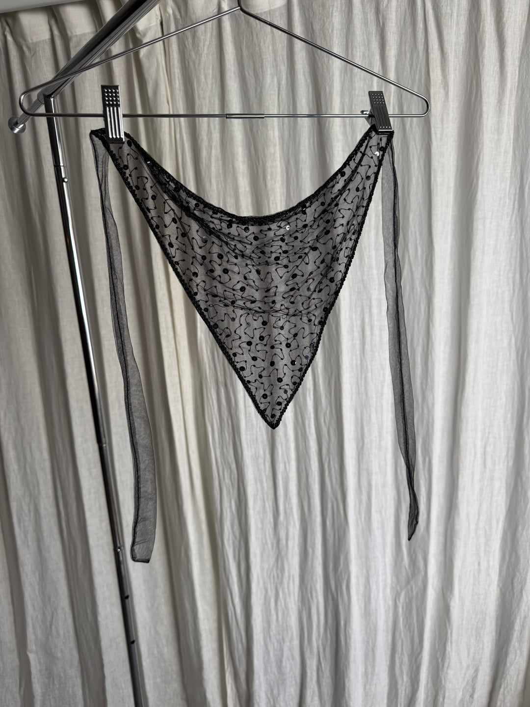 SAMPLE - Beaded headscarf - Size OS
